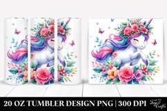 Vibrant Baby Unicorn Tumbler Product Image 1