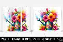 20 Oz Tumbler Sublimation | Vibrant Colorful Sprinkling Can Product Image 1