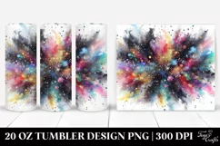 Colorful Glittery Background | 20 oz Tumbler Product Image 1