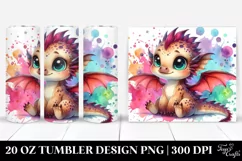 Smiling Baby Dragon | 20 oz Tumbler Product Image 1