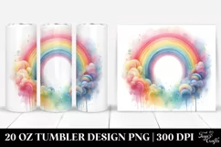 Colorful Pastel Rainbow | 20 Oz Tumbler Product Image 1