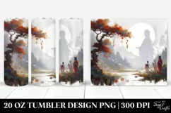 Simple Digital Painting | 20 oz Tumbler Product Image 1