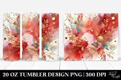 Redish Watercolor Background | 20 oz Tumbler Product Image 1