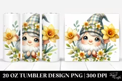 Cute Watercolor Gnome | 20 Oz Tumbler Product Image 1