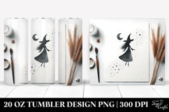 Whimsical Witch Watercolor | 20 oz Tumbler Product Image 1