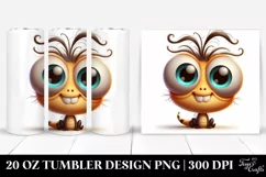 Cartoon Baby Dragonfly | 20 Oz Tumbler Product Image 1
