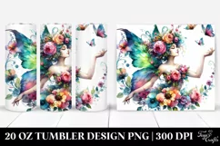 Dancing Fairy Floral | 20 oz Tumbler Product Image 1