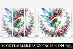 Dancing Fairy Floral | 20 oz Tumbler Product Image 1