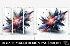 Abstract Glossy Cosmos Tumbler | 20 Oz Tumbler Product Image 1