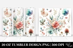Simple Watercolor Shadows | 20 oz Tumbler Product Image 1