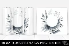 Simple Watercolor Shadows | 20 oz Tumbler Product Image 1