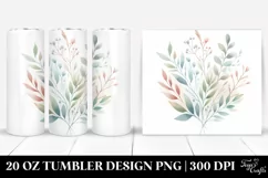Simple Watercolor Shadows | 20 oz Tumbler Product Image 1