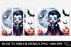 Simple Funny Halloween Vampire 20 Oz Tumbler Product Image 1