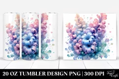 Glossy Hyacinth, 20 Oz Tumbler Product Image 1