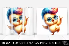 Vibrant Baby Chicken | 20 oz Tumbler Product Image 1
