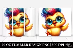 Vibrant Baby Chicken | 20 oz Tumbler Product Image 1