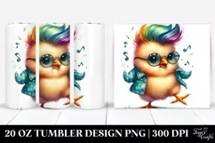 Vibrant Baby Chicken | 20 oz Tumbler Product Image 1