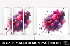 Colorful Magenta Particles | 20 Oz Tumbler Product Image 1