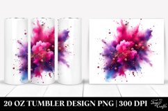 Colorful Magenta Particles | 20 Oz Tumbler Product Image 1