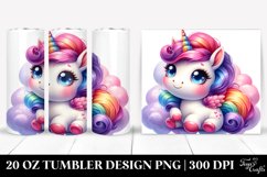 Vibrant Baby Unicorn | 20 oz Tumbler Product Image 1