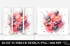 Colorful PINkish Particles | 20 Oz Tumbler Product Image 1