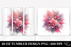 Colorful PINkish Particles | 20 Oz Tumbler Product Image 1