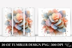 3D Shiny Begonia | 20 oz Tumbler Product Image 1