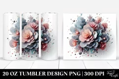 3D Shiny Begonia | 20 oz Tumbler Product Image 1