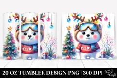 Expressive Polar Bear with Sky Goggles PNG Product Image 1