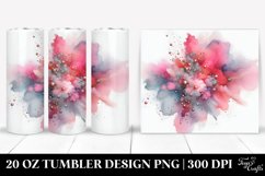 PINkish Watercolor Particles Tumbler | 20 Oz Tumbler Product Image 1