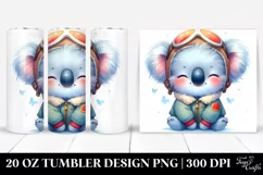 Colorful Koala Aviator | 20 Oz Tumbler Product Image 1