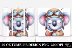 Colorful Small Baby Koala | 20 Oz Tumbler Product Image 1