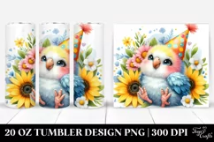 Colorful Baby Parrot | 20 Oz Tumbler Product Image 1