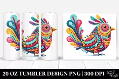Vibrant Colorfull Bird | 20 Oz Tumbler Product Image 1