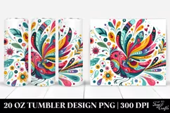 Colorful Bird | 20 Oz Tumbler Product Image 1