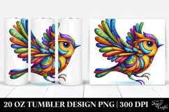 Vibrant Colorfull Bird | 20 Oz Tumbler Product Image 1
