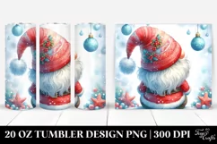 Cute Vibrant Christmass Gnomes | 20 oz Tumbler Product Image 1