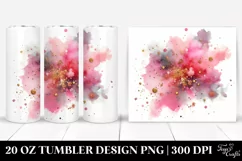 Colorful PINkish Particles | 20 Oz Tumbler Product Image 1
