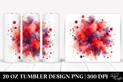 Colorful Watercolor Particles Splash | 20 Oz Tumbler Product Image 1