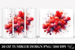 Colorful Watercolor Particles Splash | 20 Oz Tumbler Product Image 1