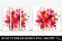 Colorful Watercolor Particles Splash | 20 Oz Tumbler Product Image 1