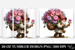 Detailed Gnome Impatiens Tumbler Product Image 1