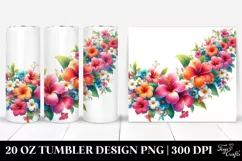 Vibrant Hawayan Flowers | 20 oz Tumbler Product Image 1