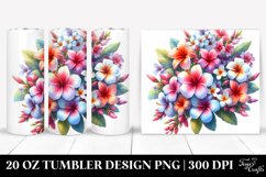 Vibrant Hawayan Flowers | 20 oz Tumbler Product Image 1