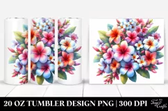 Vibrant Hawayan Flowers | 20 oz Tumbler Product Image 1