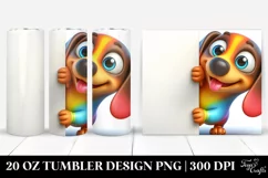 Cartoon Baby Dachshund Tumbler Product Image 1