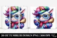Cute Baby Unicorn Posing PNG Product Image 1