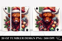 Christmas PNG 20 Oz Tumbler Design Product Image 1