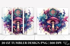 Magical Centered Mushroom Clipart Product Image 1