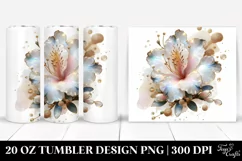 Shiny Azalea Golden Splash Tumbler Product Image 1